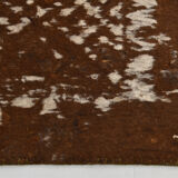 3x10 neutal brown felt vintage runner rug,85x307cm