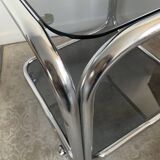 Space Age Side Coffee Table on Casters