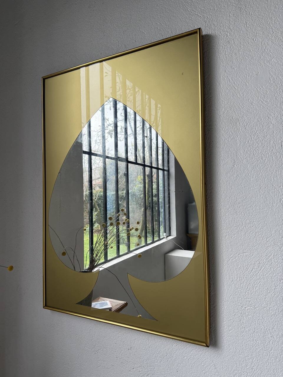 "Spike" mirror, 1970s design