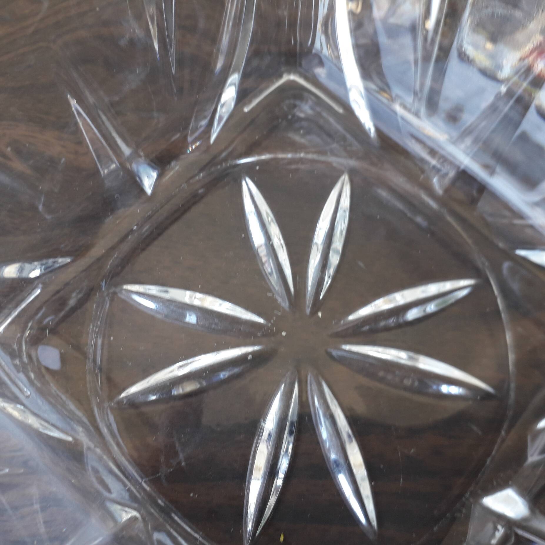 Cendrier en cristal