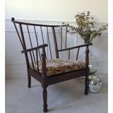 Pair of escaped armchairs