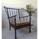 Paire de fauteuils évantail
