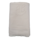 Antique white flat sheet embroidered with “AG”