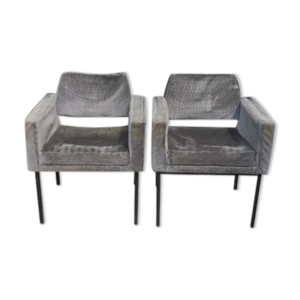 Paire de fauteuils de