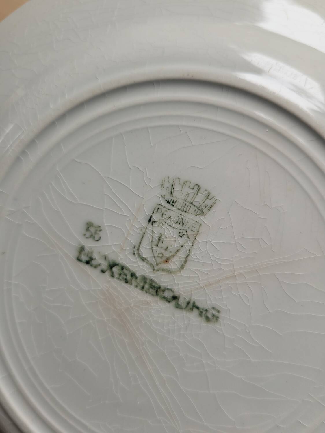 Set of 3 Luxembourg dessert plates