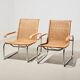 Marcel Breuer Pair of B35 Lounge Chairs for Thonet 1990s