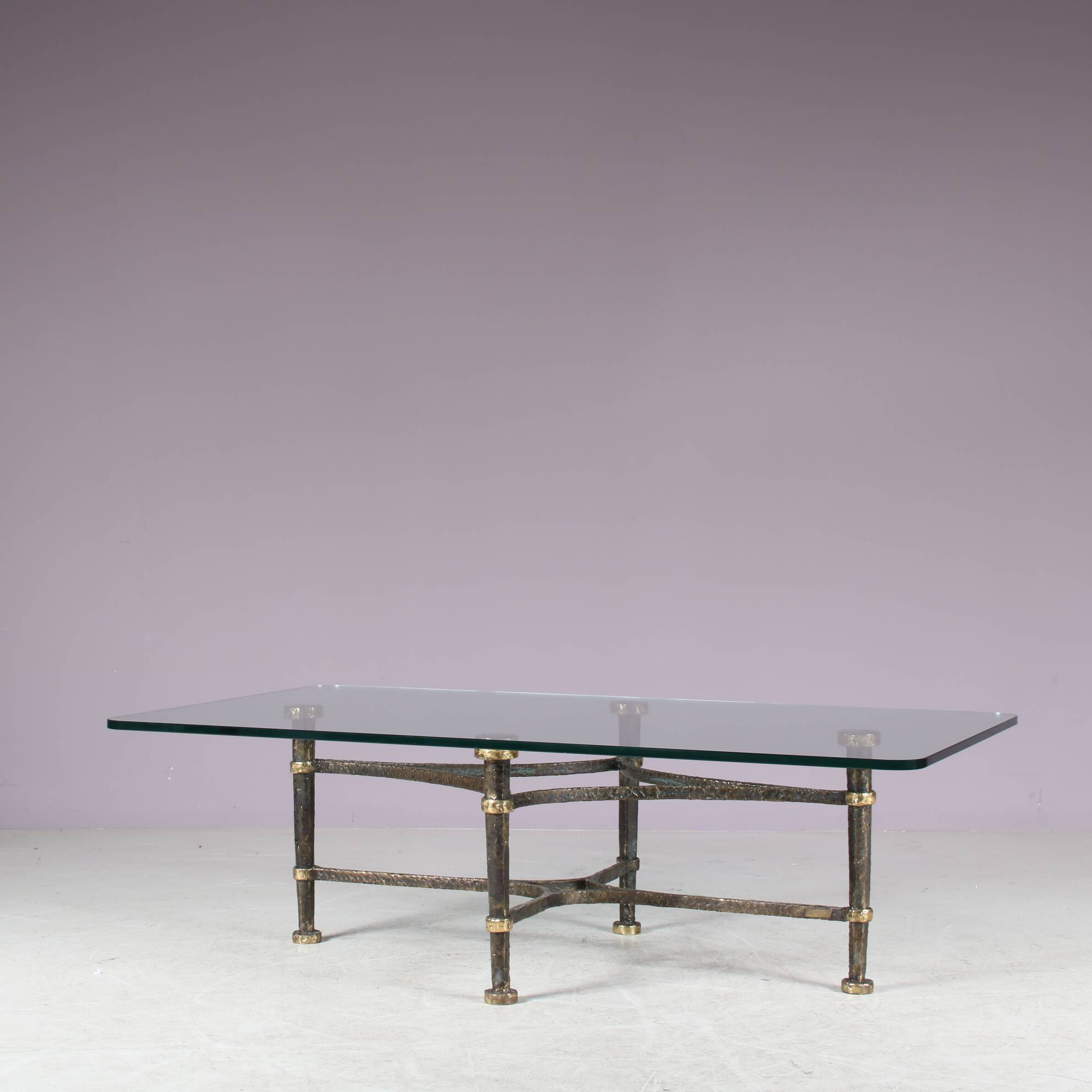 1990s Brutalist style coffee table from Italy