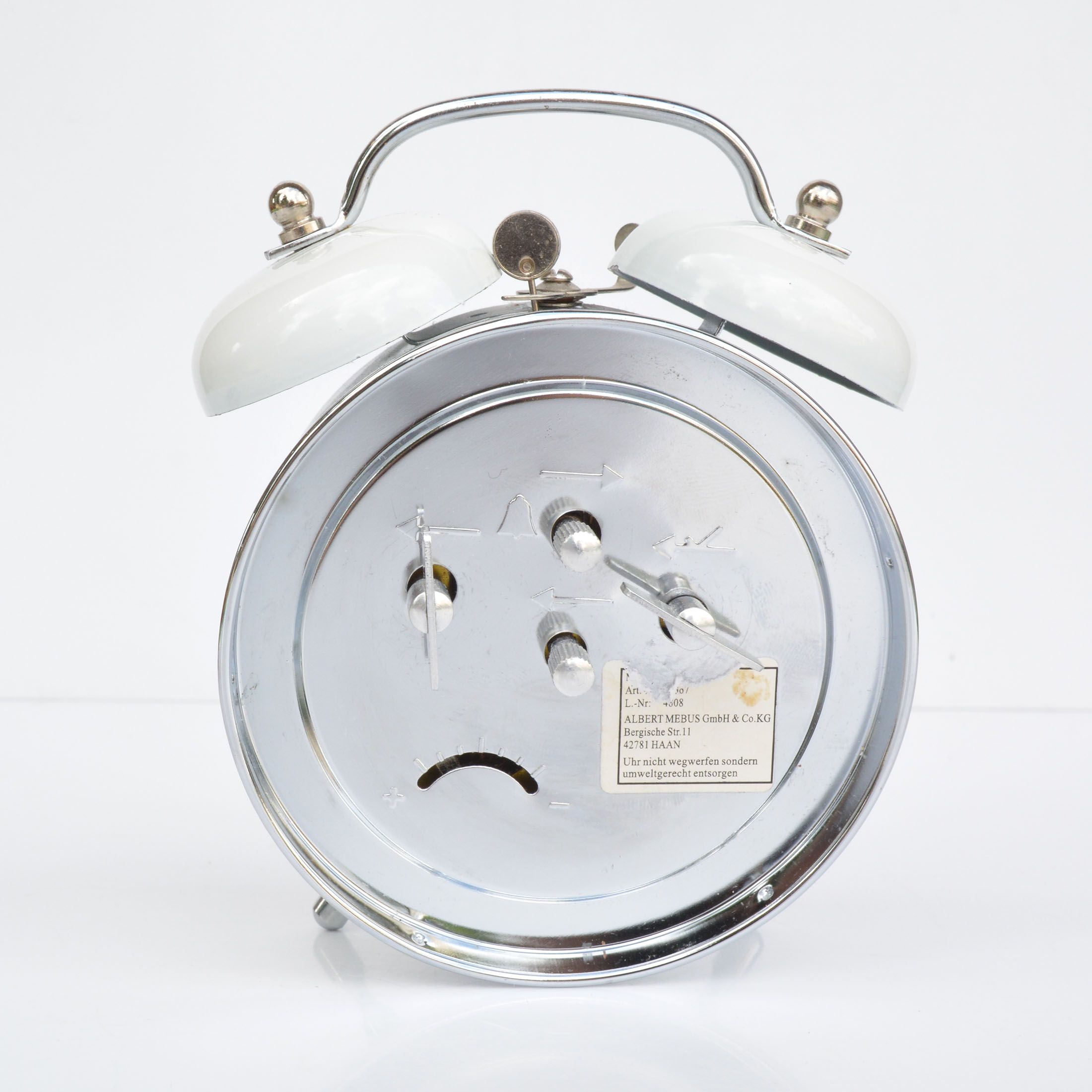 Mechanical alarm clock Mebus, Germany 1970s