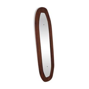Miroir en bois incurvé