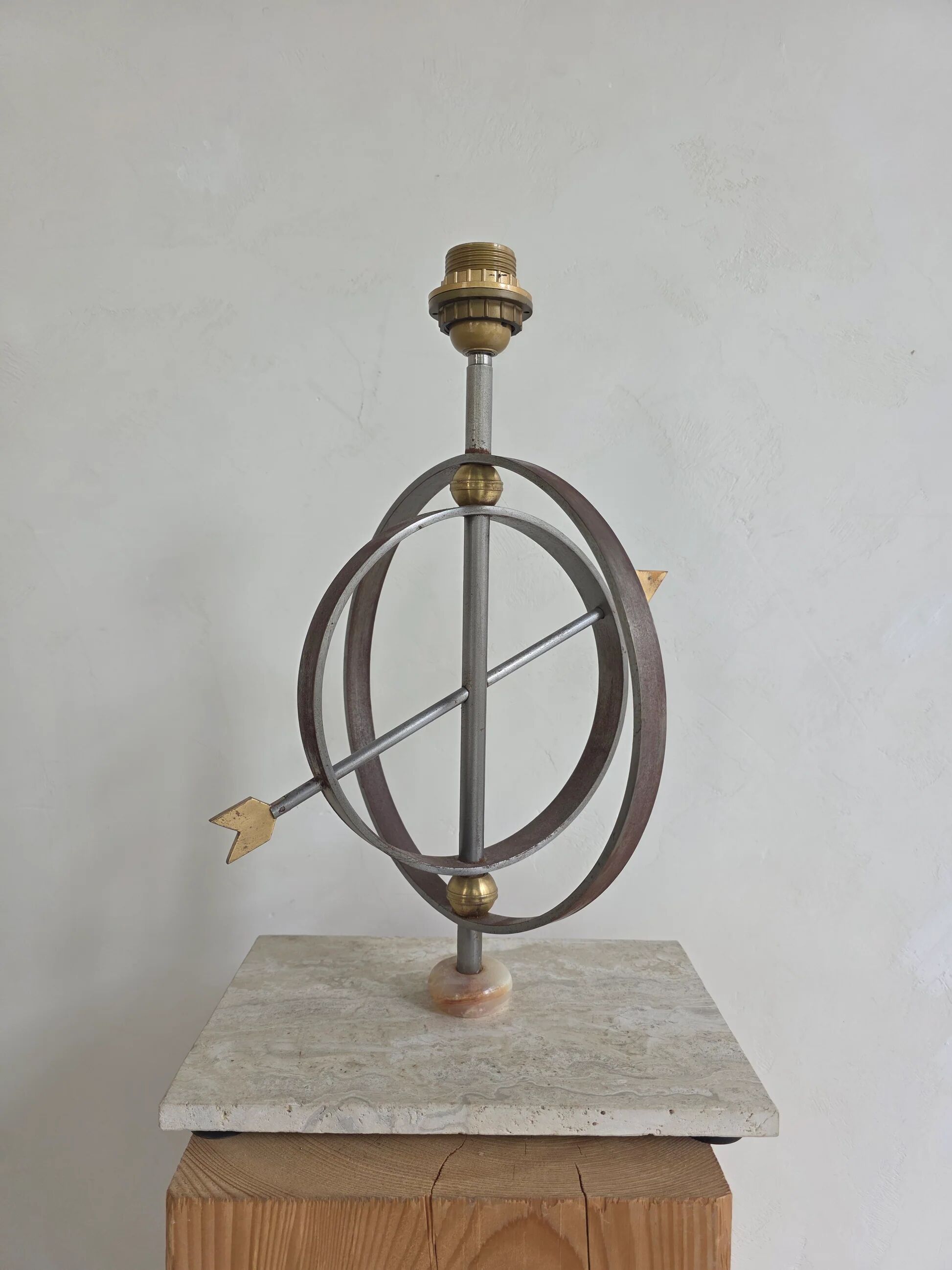 Armillary lamp base