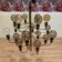 LARGE METAL SUSPENSION LIGHTING OF THE ERA.