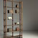 Bobbin bookcase French antique