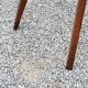 Vintage oak coffee table from the 50s feet compass