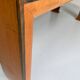 Antique wood and glass table, Art Deco Italian design, Borsani, 1940