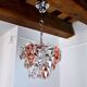 Two-coloured Kinkeldey chandelier, 3 floors, 1970, Germany