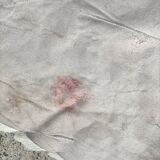 Retro animal skin hair rug