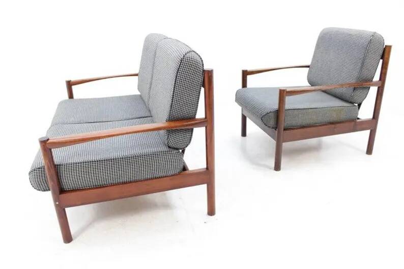 Ensemble de sièges de design scandinave, années 1970