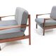 Ensemble de sièges de design scandinave, années 1970