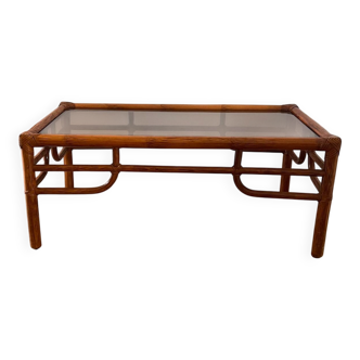 Rattan coffee table