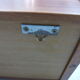 Danish teak wall console with drawer 1960's