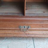 Walnut cardboard box stamped BRUN.G