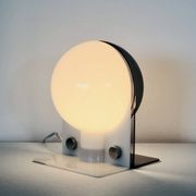 White-gray SIRIO lamp by Brazzoli & Lampa for Guzzini, Italy 1970s
