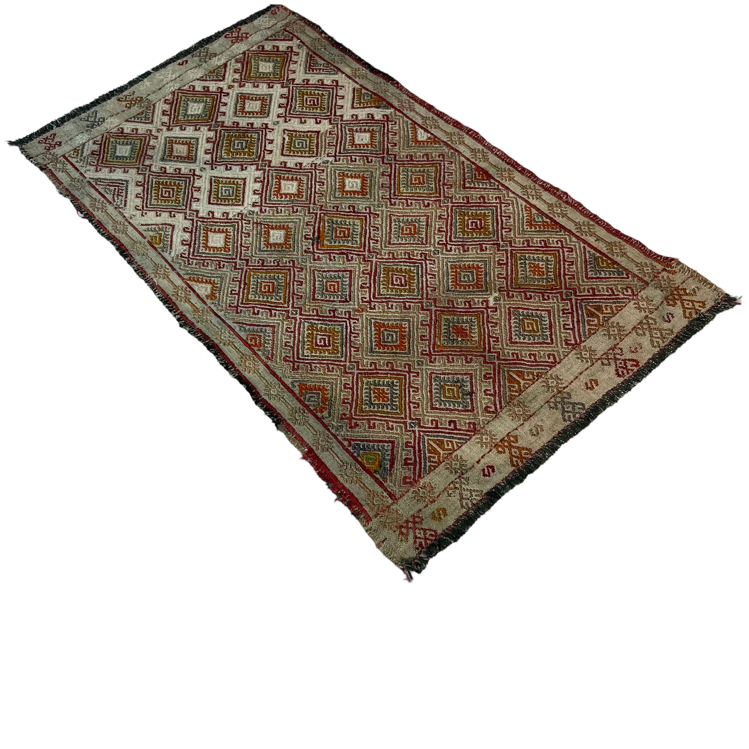 Vintage Turkish Kilim Rug , 90 x 50 cm
