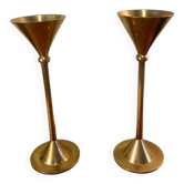 Pair of golden candlesticks