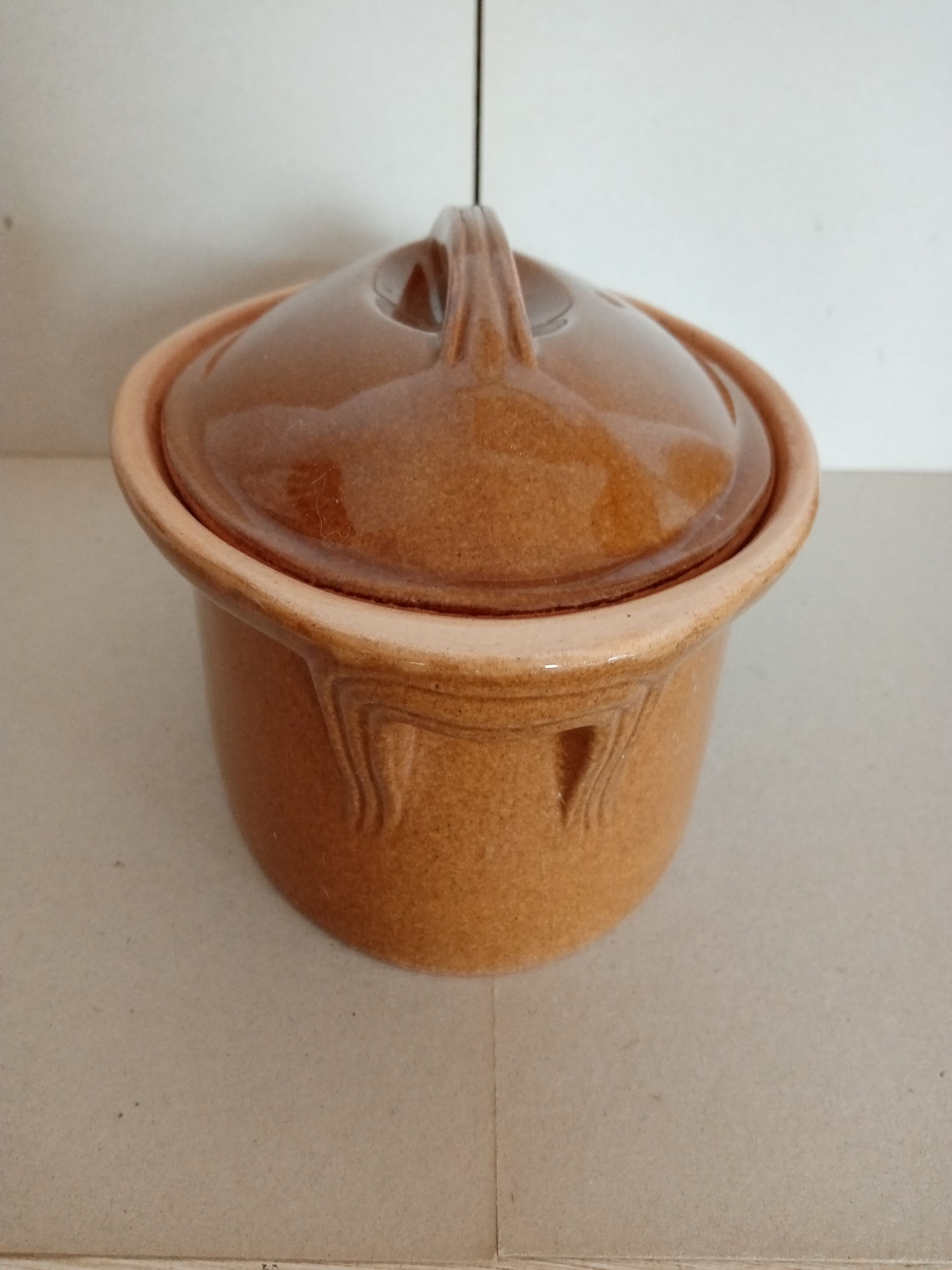 Enamelled ceramic terrine