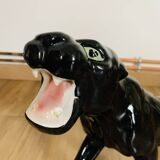 Ceramic black panther from Monaco