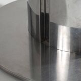 Glass and chrome dining table, Antonia Astorei, 1960s