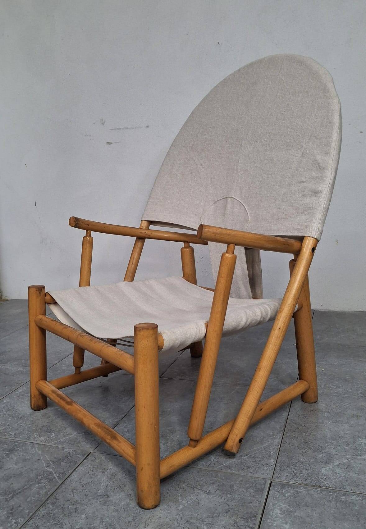 G23 Hoop Lounge Chair by Piero Palange & Werther Toffoloni for Germa