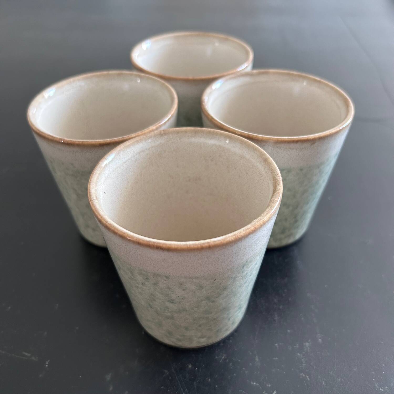Set of 4 Scandinavian coffee cups