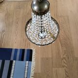 Hot air balloon chandelier with tassels