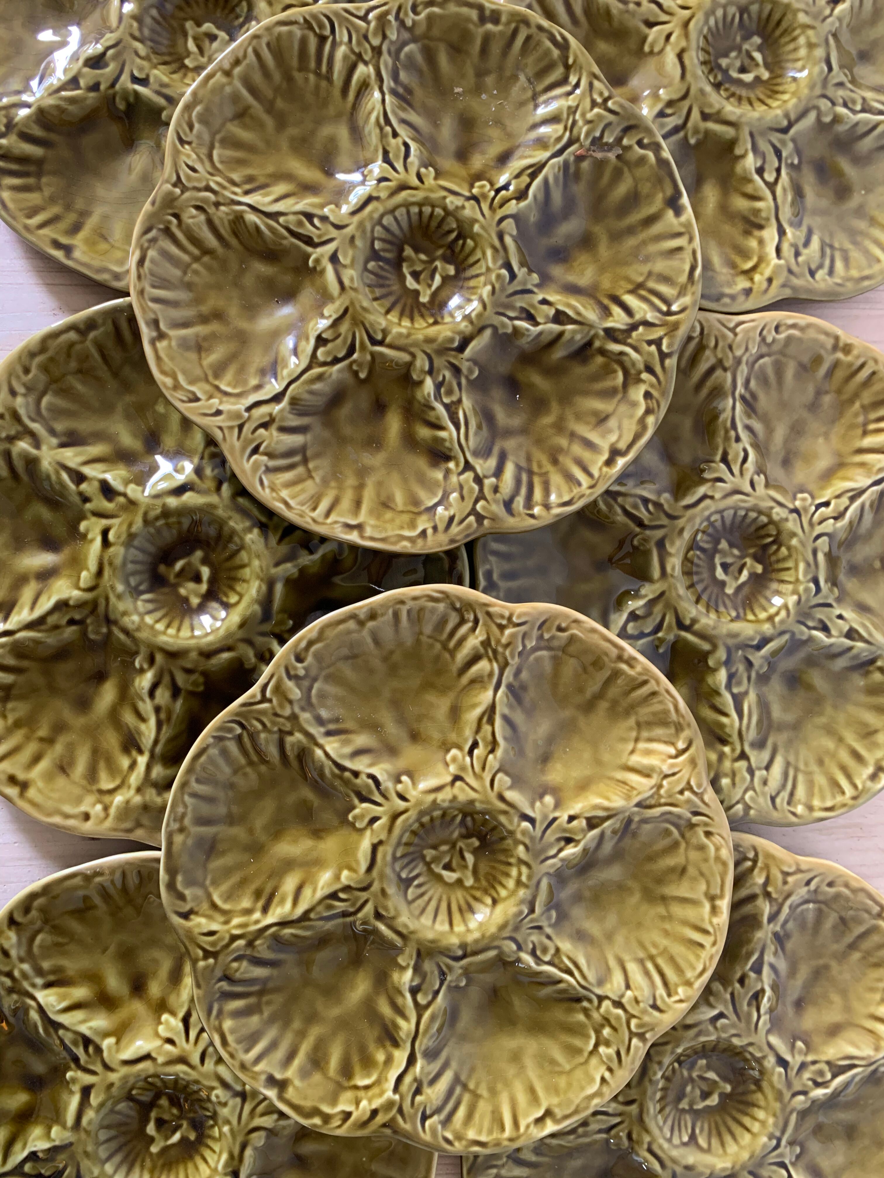 Oyster plates slurry Gien