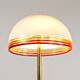 Lampe sur pied Roberto Pamio Febo en marbre, laiton et verre de Murano par Leucos Italie