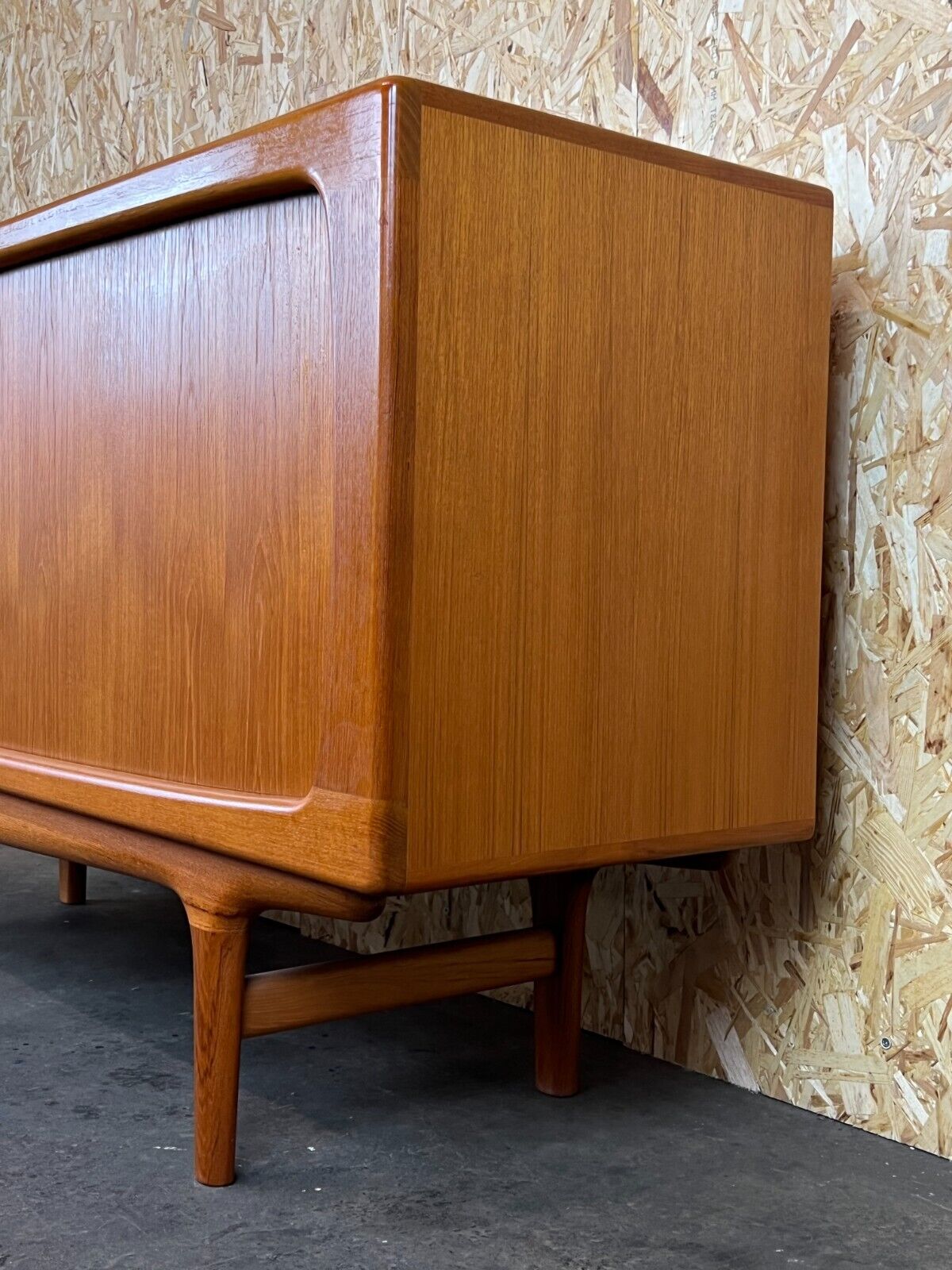60s 70s Teak Sideboard Credenza by Johannes Andersen for Silkeborg CFC