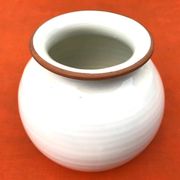 Vase boule en céramique émaillée, années 1960