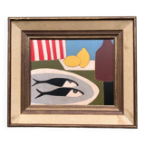 Painting on panel, 50s-60s