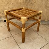 Coffee table end of rattan design sofa