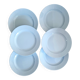6 flat plates Gien