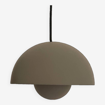 Flowerpot VP1 matt gray pendant light