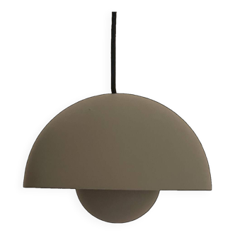 Flowerpot VP1 matt gray pendant light