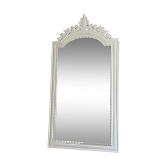 Mirror with decorated pediment 148x74cm