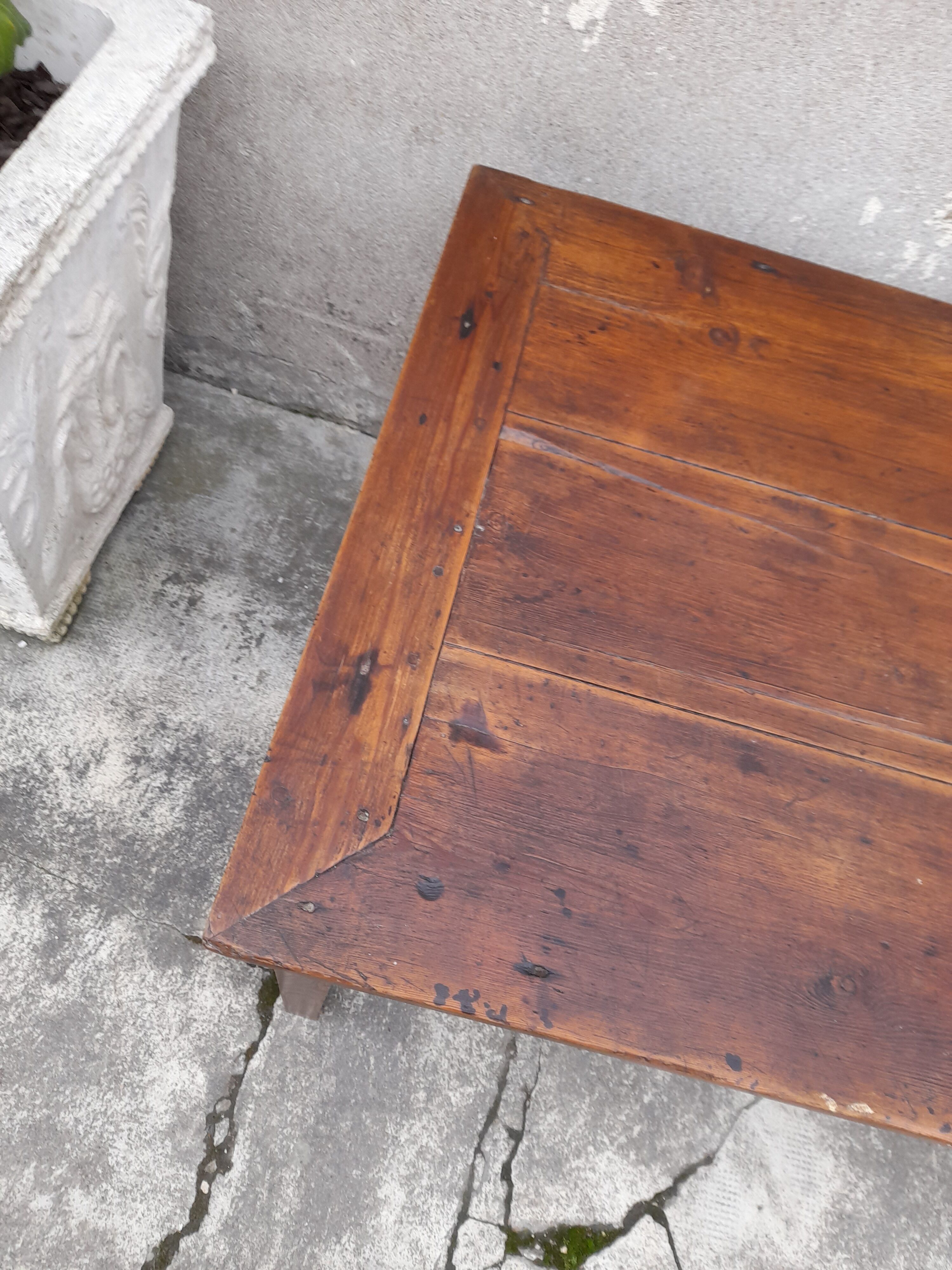 Rustic farm coffee table 1900