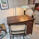 Small vintage wooden desk