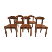 Ensemble de 5 chaises à manger en pin de Rainer Daumiller pour Hirtshals Savvaerk 1980