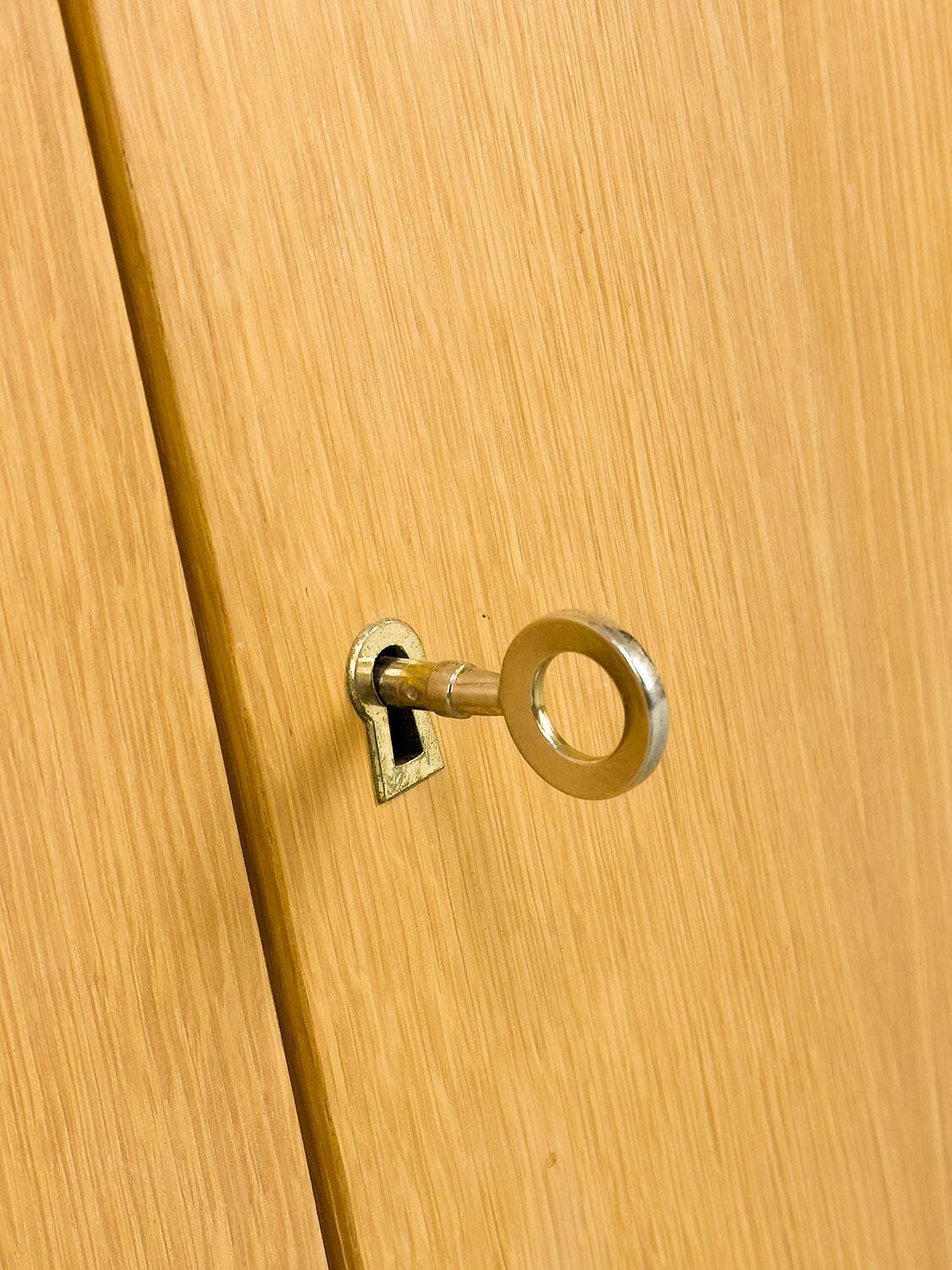 Vintage Oak Cabinet from Wk Möbel, 1974