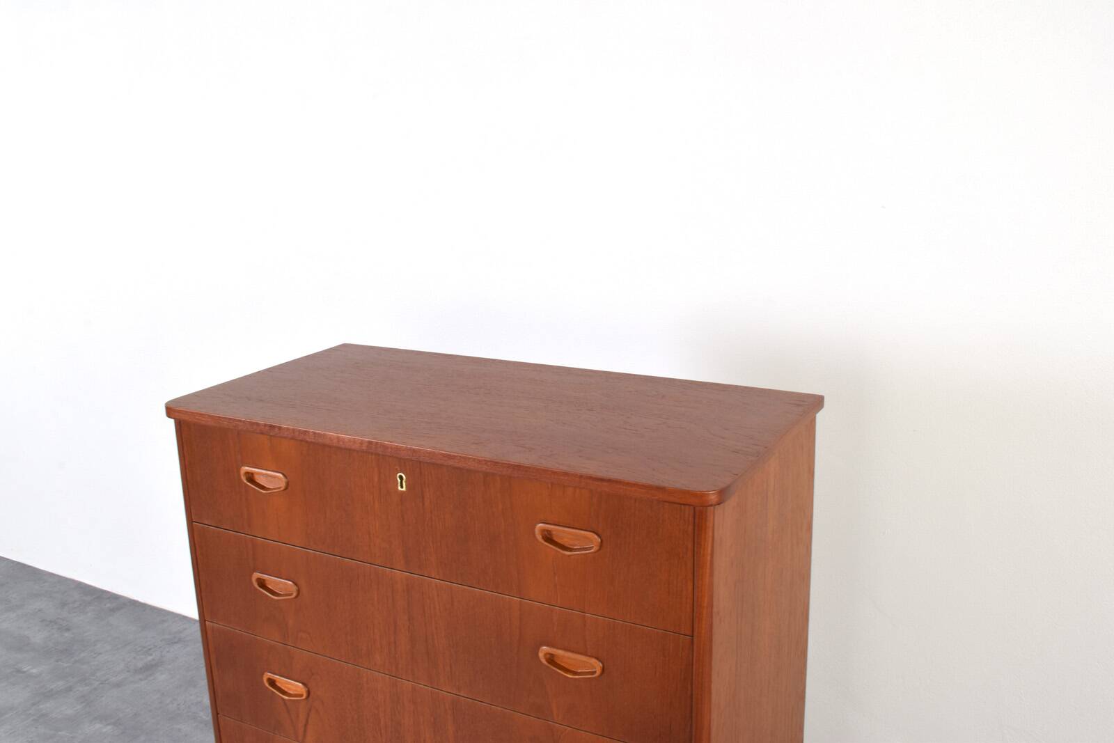 Mid-Century Danish Teak Chest of Drawers, 1960s.
