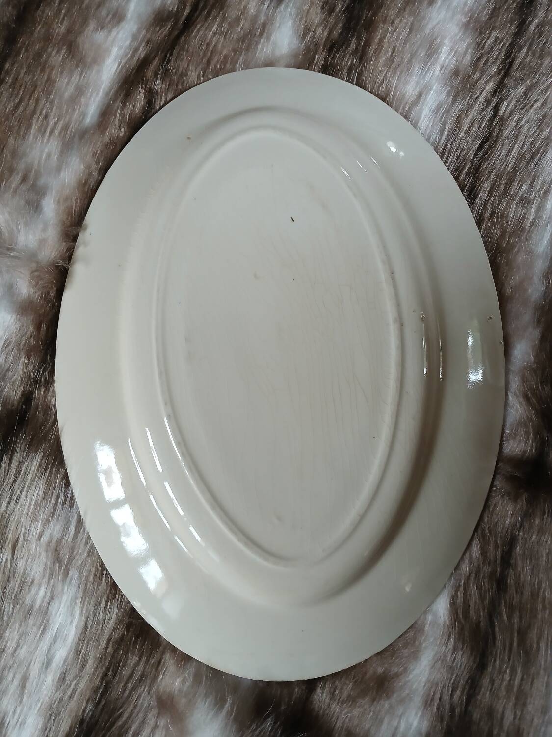 Old ironstone plate